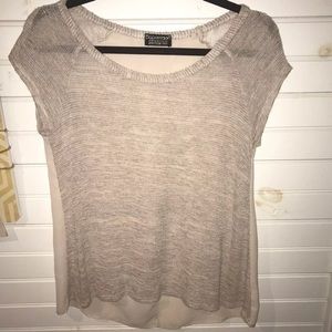 Papermoon Sweater Sheer Shirt